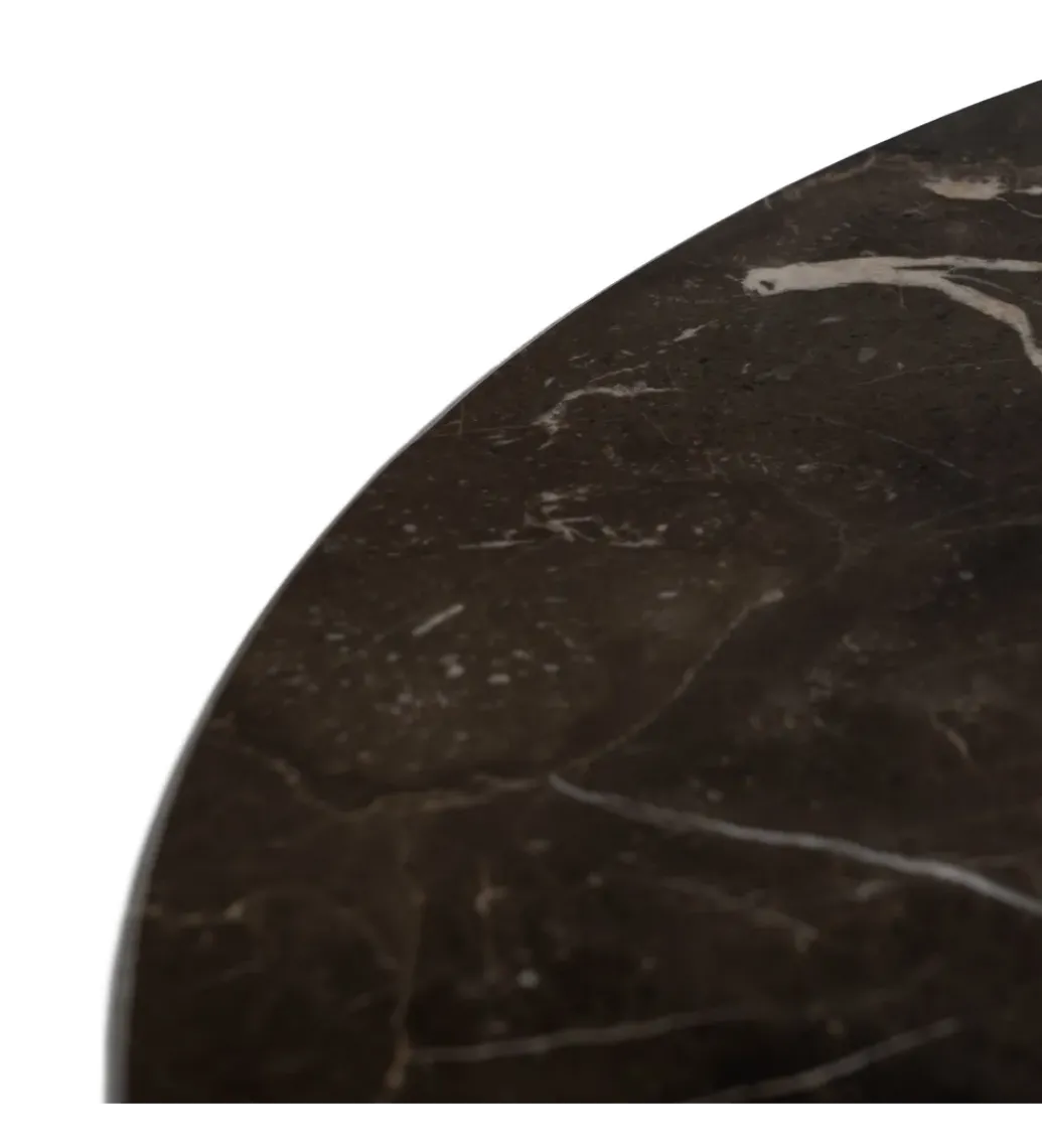Stolik kawowy boczny KOREMA 58 cm czarny*Zona-Design Online