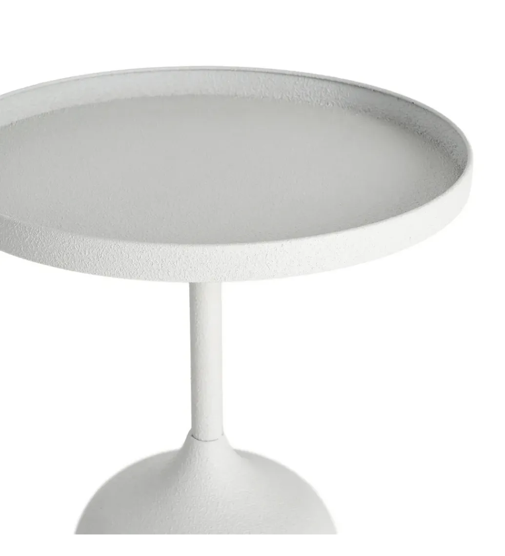 Stolik kawowy boczny KUMASENO 48 cm biały*Zona-Design New