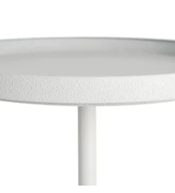 Stolik kawowy boczny KUMASENO 48 cm biały*Zona-Design New