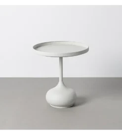 Stolik kawowy boczny KUMASENO 48 cm biały*Zona-Design New