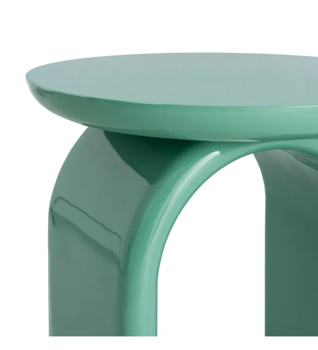 Stolik kawowy boczny LACQUER 50 cm zielony*Zona-Design Discount