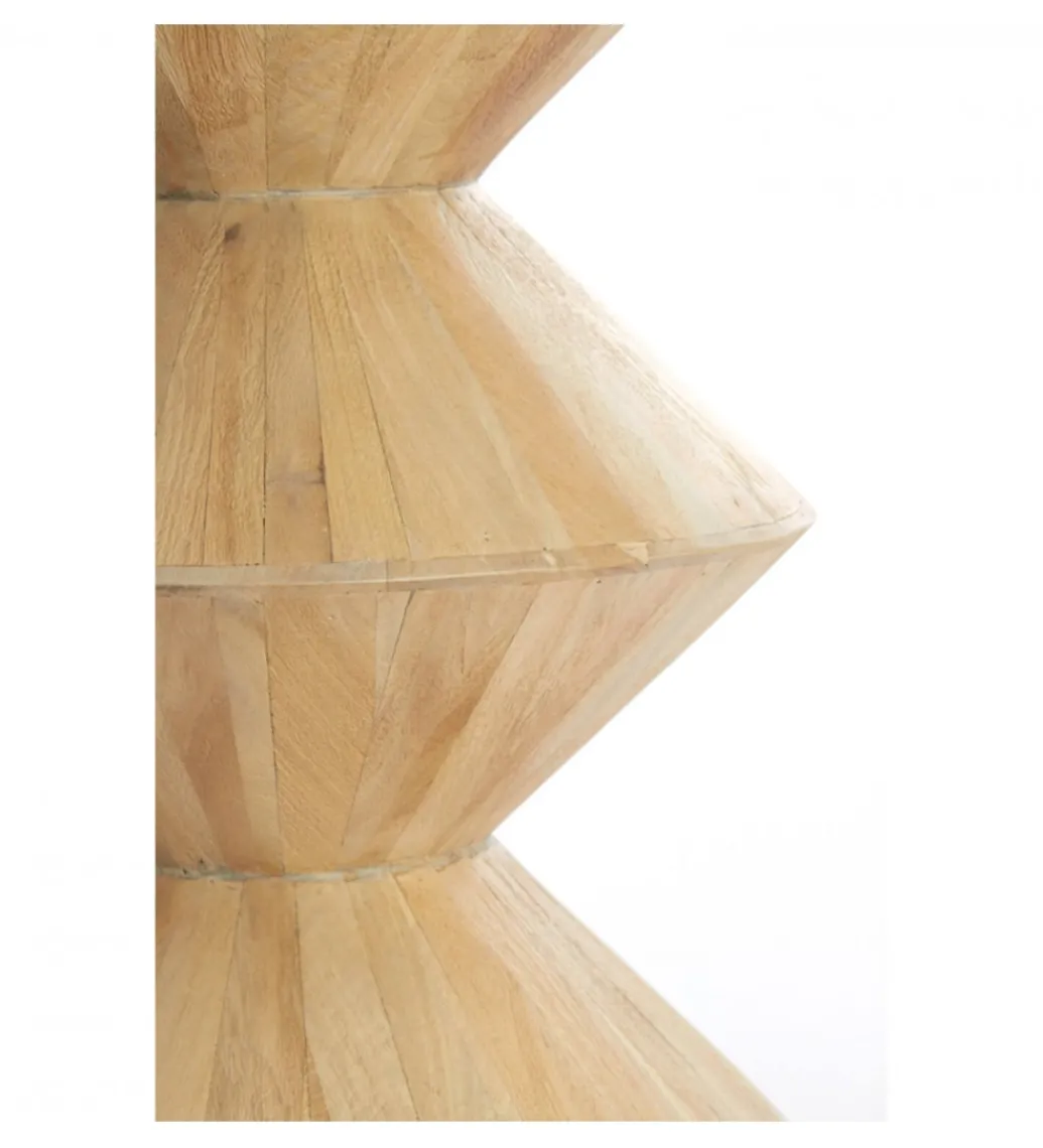 Stolik kawowy boczny LARUS 60 cm drewno mango naturalny*L&L