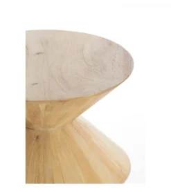 Stolik kawowy boczny LARUS 50 cm drewno mango naturalny*L&L Discount