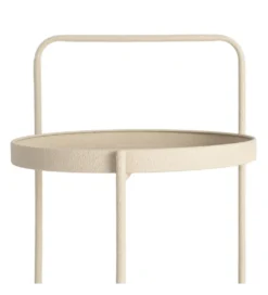 Stolik kawowy boczny LETIT 66 cm beżowy*Zona-Design Hot