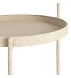 Stolik kawowy boczny LETIT 66 cm beżowy*Zona-Design Hot