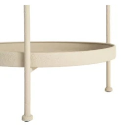 Stolik kawowy boczny LETIT 66 cm beżowy*Zona-Design Hot