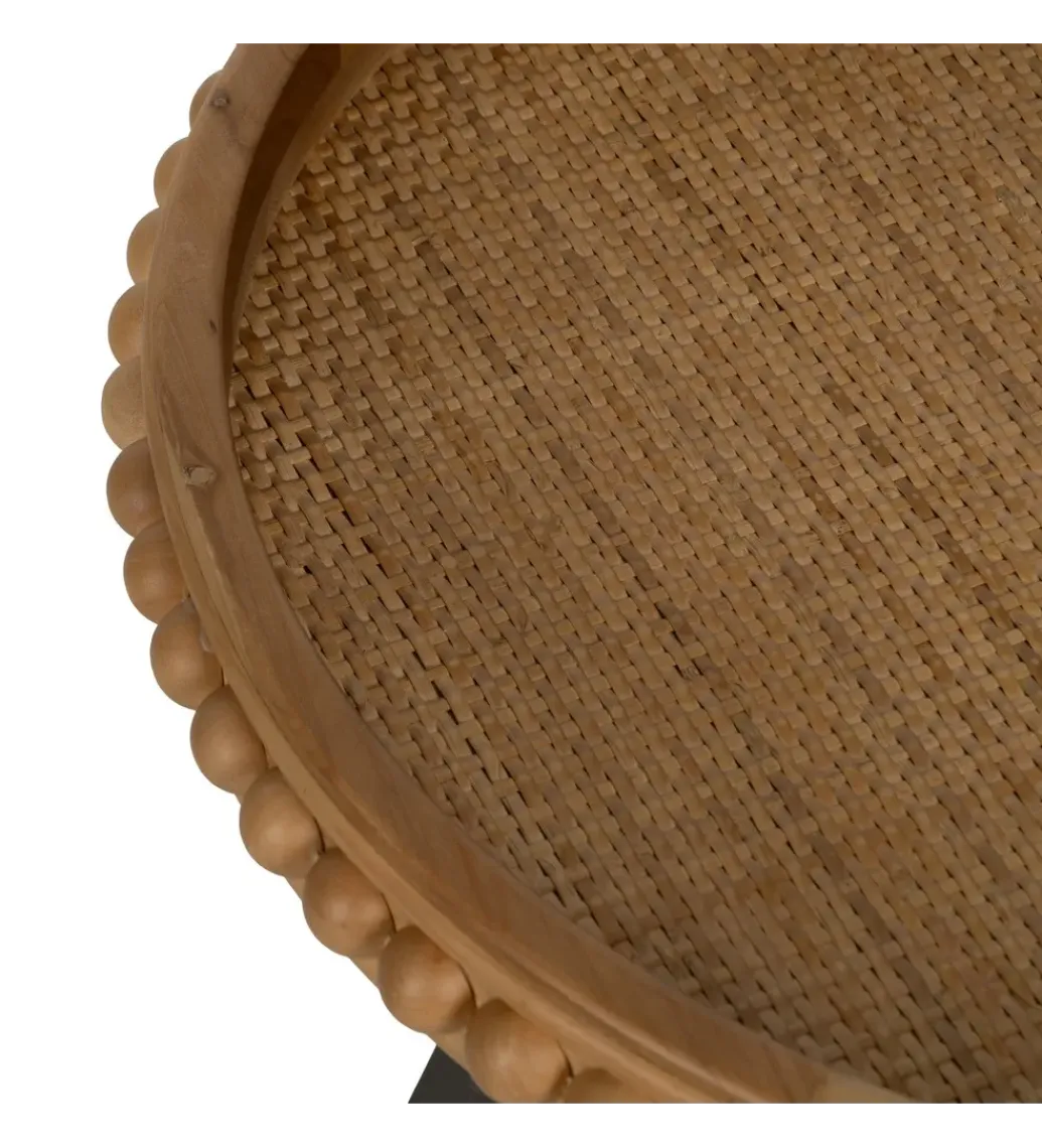Stolik kawowy boczny LETTYN 52 cm drewno jodły*Zona-Design Outlet