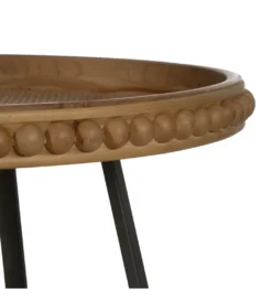 Stolik kawowy boczny LETTYN 62 cm drewno jodły*Zona-Design Hot