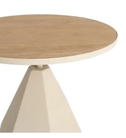 Stolik kawowy boczny MARENA 50 cm kremowy*Zona-Design Hot