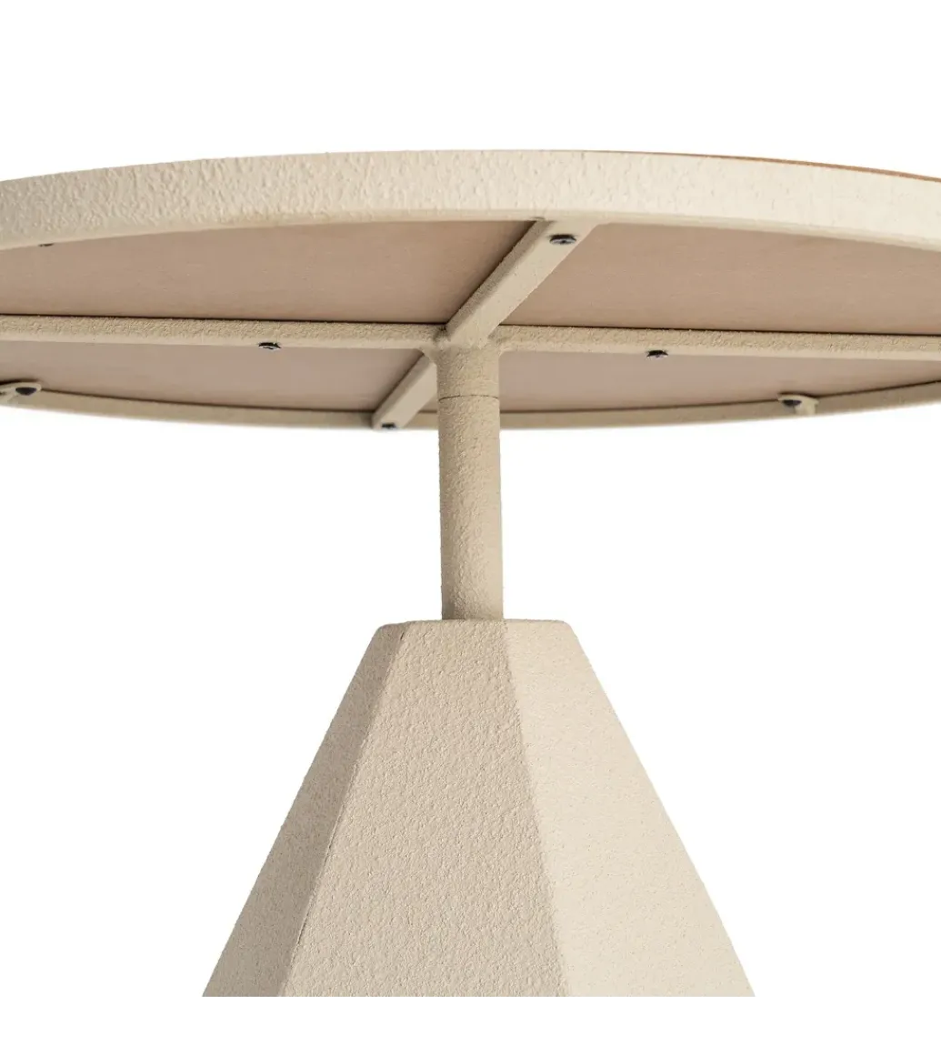 Stolik kawowy boczny MARENA 50 cm kremowy*Zona-Design Hot