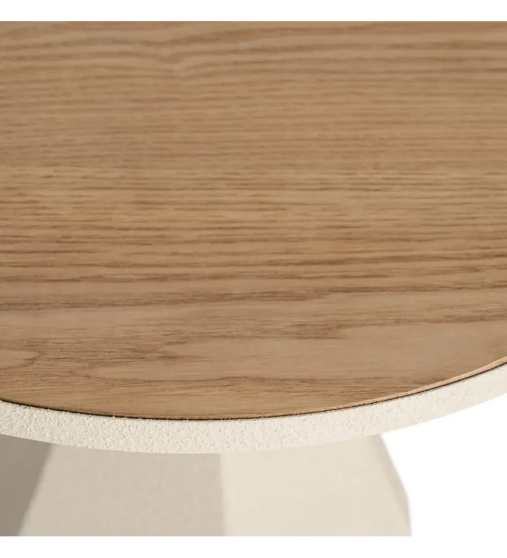 Stolik kawowy boczny MARENA 50 cm kremowy*Zona-Design Hot