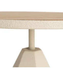 Stolik kawowy boczny MARENA 50 cm kremowy*Zona-Design Hot