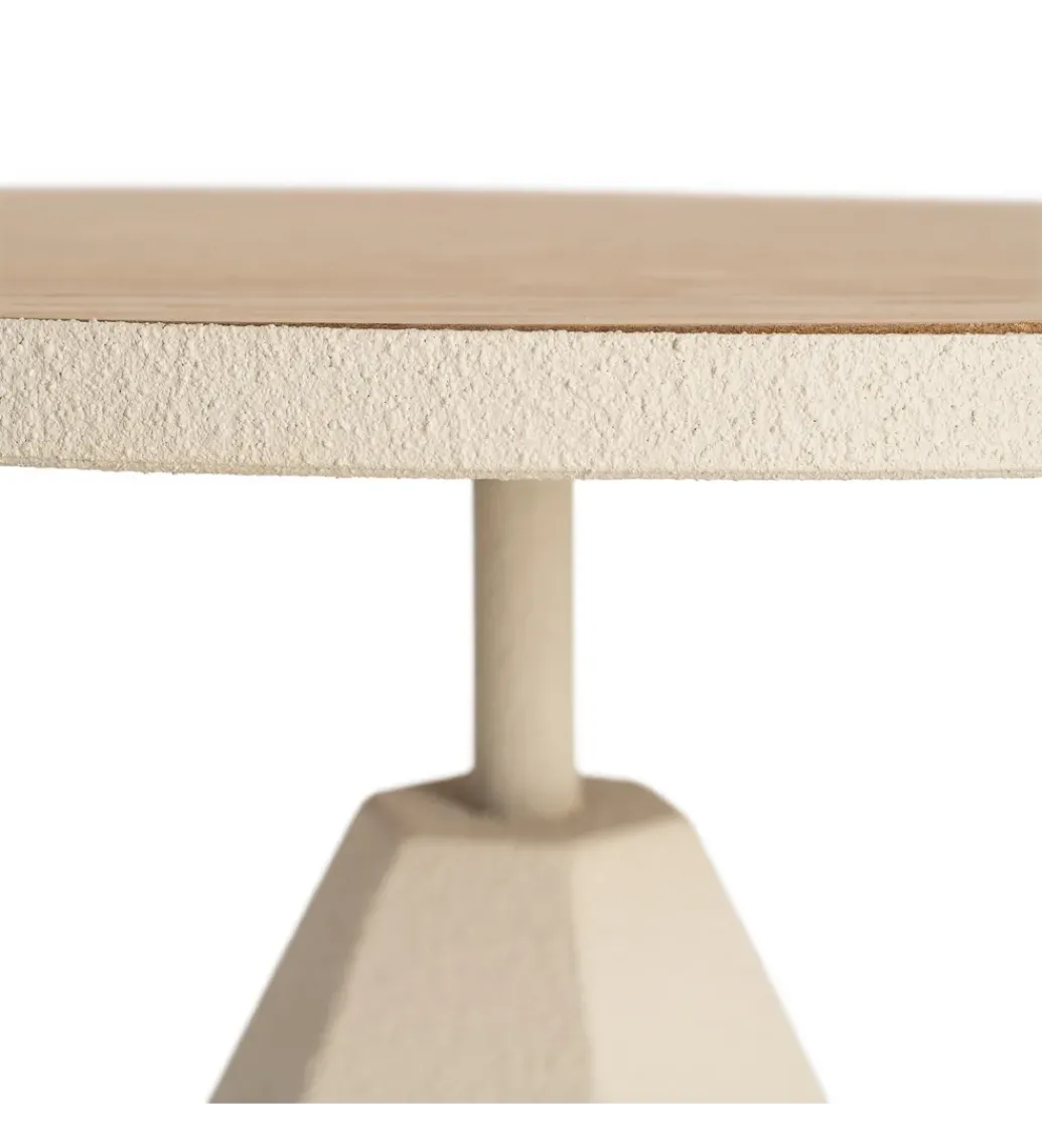 Stolik kawowy boczny MARENA 50 cm kremowy*Zona-Design Hot