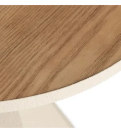 Stolik kawowy boczny MARENA 56 cm kremowy*Zona-Design