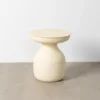 Stolik kawowy boczny MINTEU 51 cm biały*Zona-Design New