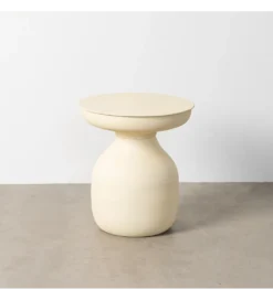 Stolik kawowy boczny MINTEU 51 cm biały*Zona-Design New
