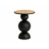 Stolik kawowy boczny MISSISSAUGA 40 cm czarny*Belda