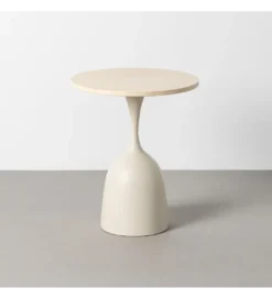 Stolik kawowy boczny MOGAJO 50 cm biały*Zona-Design Outlet