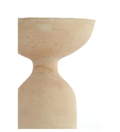 Stolik kawowy boczny MURLA 56 cm beżowy*L&L Discount