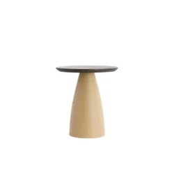 Stolik kawowy boczny OCANA 50 cm naturalny beżowy*L&L Online