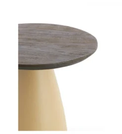Stolik kawowy boczny OCANA 50 cm naturalny beżowy*L&L Online