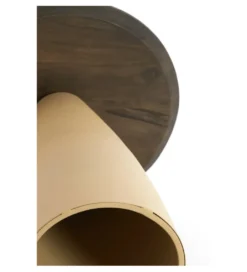 Stolik kawowy boczny OCANA 50 cm naturalny beżowy*L&L Online