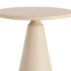 Stolik kawowy boczny OFERAN 50 cm taupe*Zona-Design Outlet