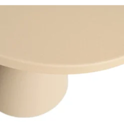 Stolik kawowy boczny OFERAN 50 cm taupe*Zona-Design Outlet