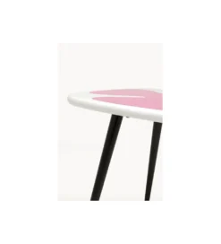 Stolik kawowy boczny PETAL 60 cm różowy*KARE Outlet