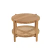 Stolik kawowy boczny ROSMYN 68 cm drewno teak*J-Line