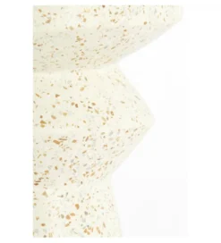 Stolik kawowy boczny SELLA 47 cm kremowy*L&L Outlet