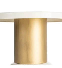 Stolik kawowy boczny SLAVICM 51 cm biały*Zona-Design Best