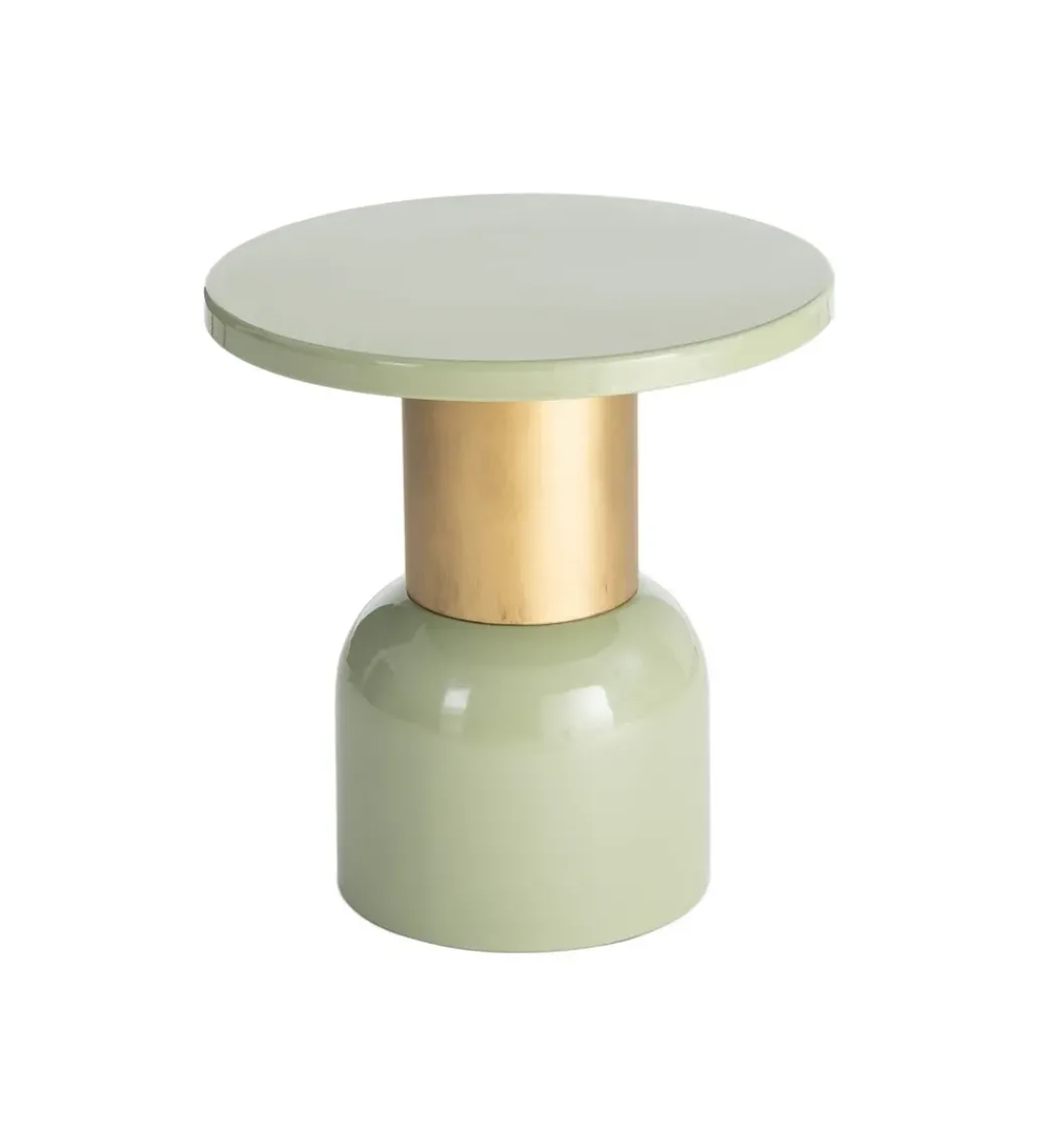 Stolik kawowy boczny SLAVICM 51 cm morski zielony*Zona-Design Online
