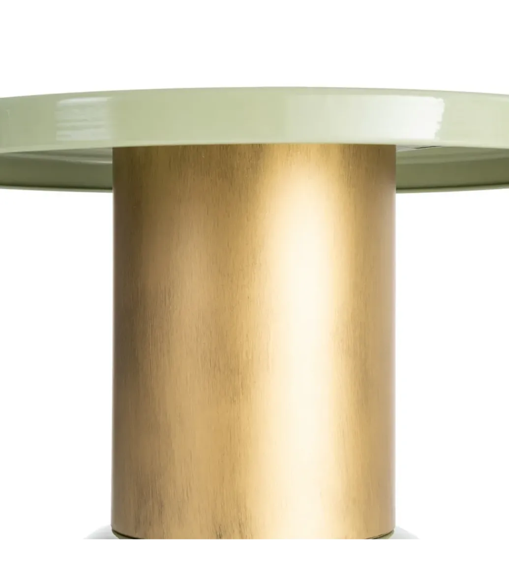 Stolik kawowy boczny SLAVICM 51 cm morski zielony*Zona-Design Online