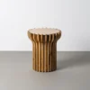 Stolik kawowy boczny TEKALEMA 62 cm drewno mango*Zona-Design New