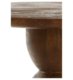 Stolik kawowy boczny TORIR 50 cm drewno mango*L&L Clearance