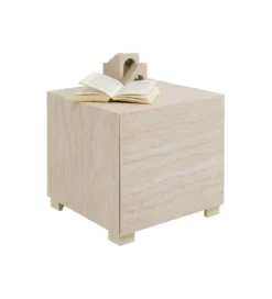 Stolik kawowy boczny TRAVERTINO 45 x 45 cm naturalny*KARE Outlet