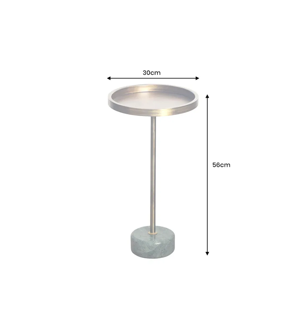 Stolik kawowy boczny TRAYFUL 60 cm złoty*Invicta Interior Hot