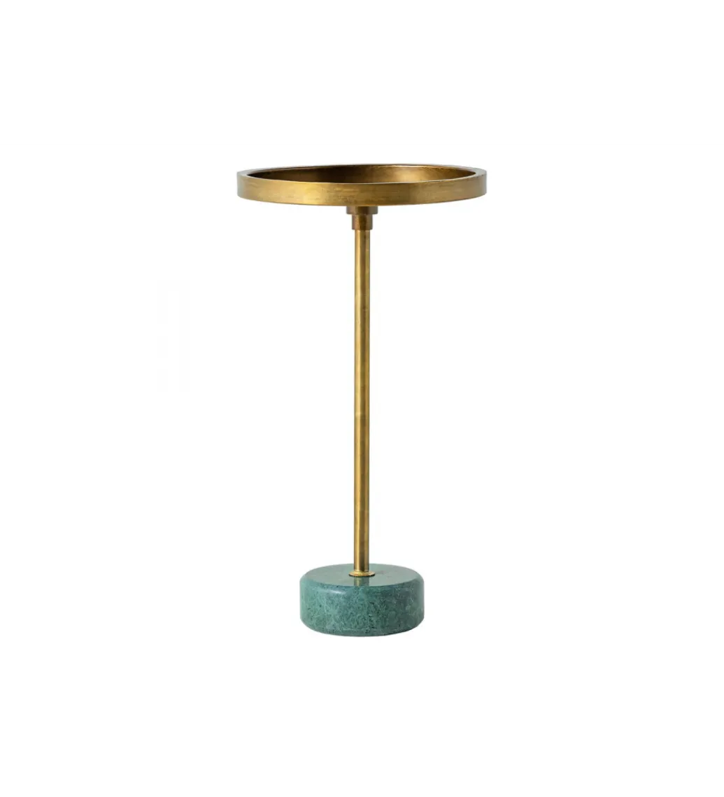 Stolik kawowy boczny TRAYFUL 60 cm złoty*Invicta Interior Hot