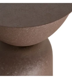 Stolik kawowy boczny VATENI 36 cm brązowy*Zona-Design Online
