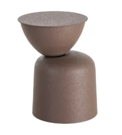 Stolik kawowy boczny VATENI 36 cm brązowy*Zona-Design Online