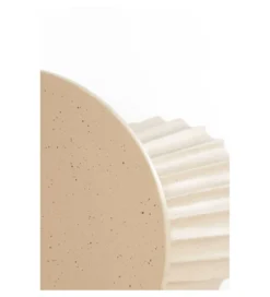 Stolik kawowy boczny VEGLIA 40 cm piaskowy mat jasny brązowy*L&L Best