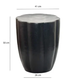 Stolik kawowy boczny WOHNLING 50 cm czarna*WOHNLING, GERMANY Hot