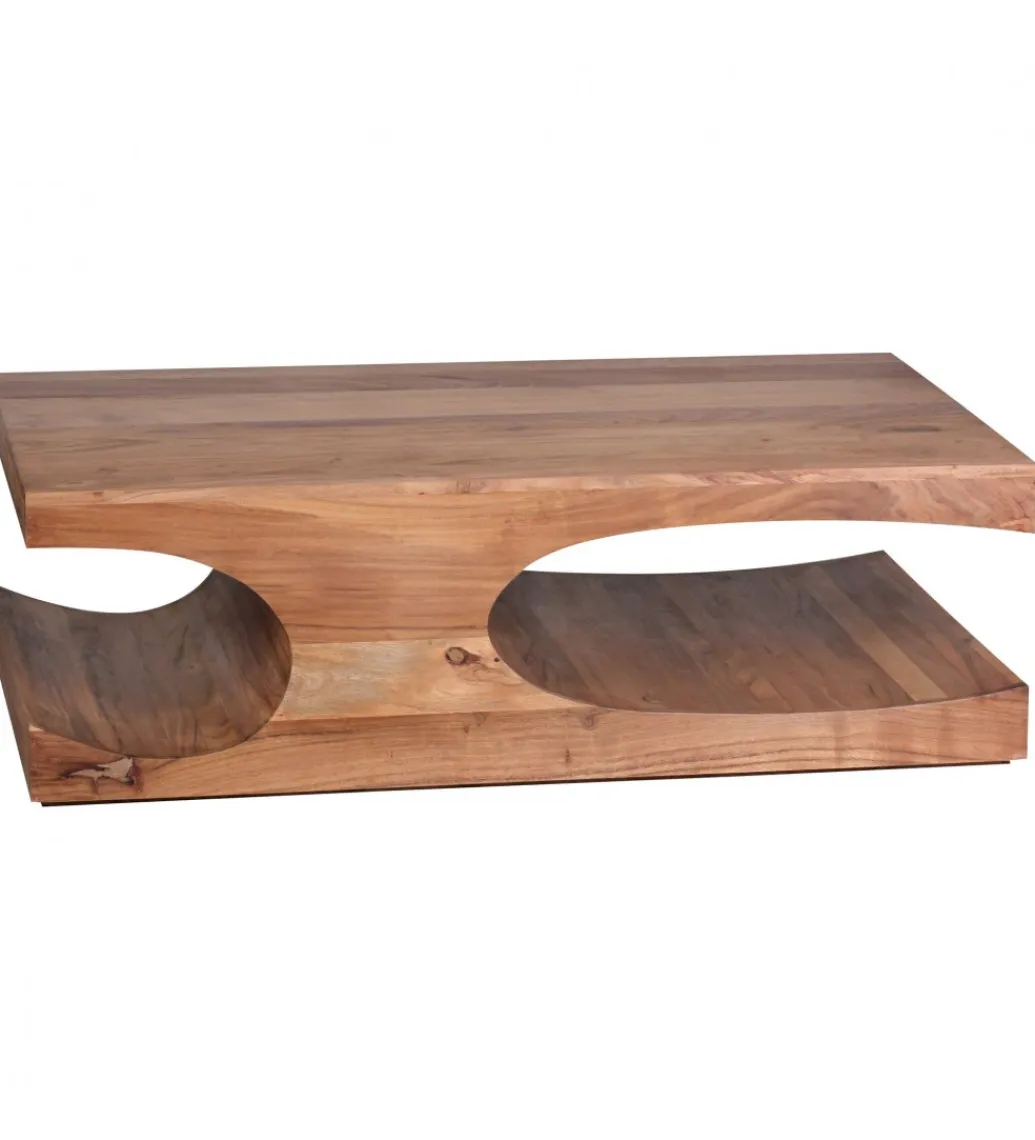 Stolik kawowy BOHA 118 cm drewno akacja*WOHNLING, GERMANY New