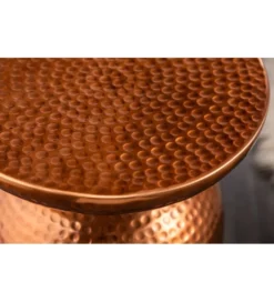 Stolik kawowy BRILANT 36 cm w kolorze miedzi*Invicta Interior Clearance