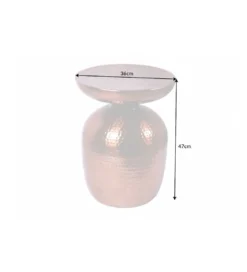 Stolik kawowy BRILANT 36 cm w kolorze miedzi*Invicta Interior Clearance