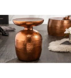 Stolik kawowy BRILANT 36 cm w kolorze miedzi*Invicta Interior Clearance