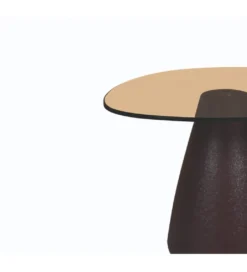 Stolik kawowy Brix Mylon 50 cm Brązowy*LF-Design