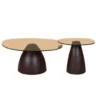 Stolik kawowy Brix Mylon 86 cm Brązowy*LF-Design Online