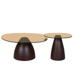 Stolik kawowy Brix Mylon 86 cm Brązowy*LF-Design Online
